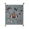 Best Plaid Prana Tissu/ Jete De Lit - 160 X 130 Cm / Coton Recycle - Unisexe Linge De Lit