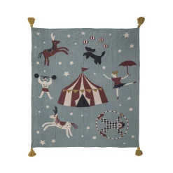 Best Plaid Prana Tissu/ Jete De Lit - 160 X 130 Cm / Coton Recycle - Unisexe Linge De Lit