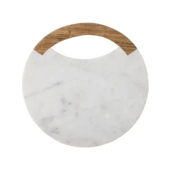 Flash Sale Planche À Découper Daniela Pierre Blanc / Marbre O 30 Cm - Unisexe Couteaux Et Planches À Découper