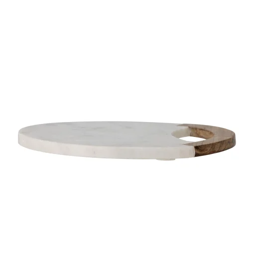 Flash Sale Planche À Découper Daniela Pierre Blanc / Marbre O 30 Cm - Unisexe Couteaux Et Planches À Découper