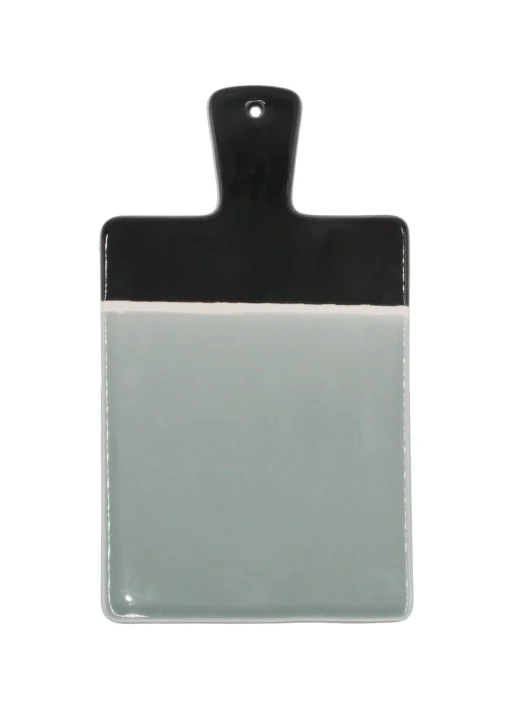 Best Sale Planche De Presentation Sicilia Ceramique Vert / 20 X 34 Cm - Unisexe Plateaux Et Plats De Service
