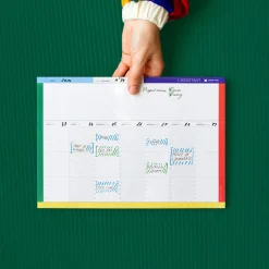 Sale Planificateur Hebdomadaire Assitant Week Papier / 52 Feuilles Pour 1 An D'Orga - 30 X 21 Cm - Unisexe Accessoires Bureau
