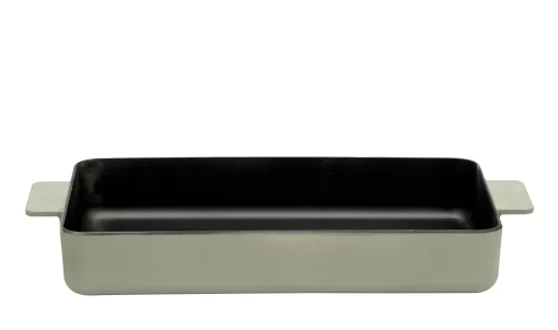 Flash Sale Plat A Gratin Surface Metal Vert / Emaille - 38 X 25 Cm - Unisexe Plats Et Cuisson