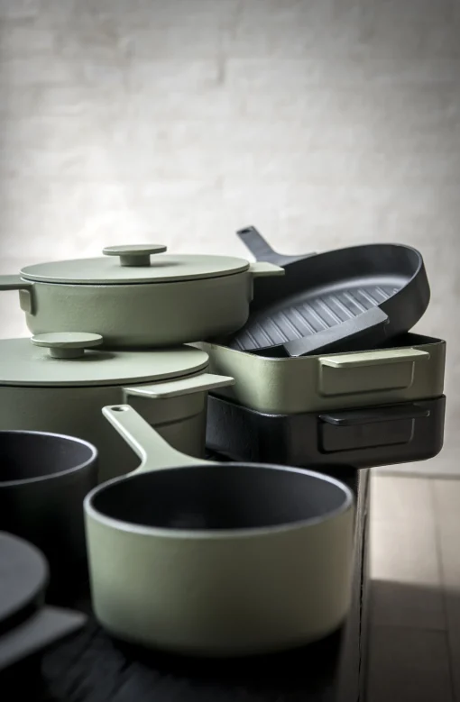 Flash Sale Plat A Gratin Surface Metal Vert / Emaille - 38 X 25 Cm - Unisexe Plats Et Cuisson