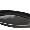 Cheap Plat Sicilia Ceramique Noir / 43 X 32 Cm - Unisexe Saladiers Coupes Et Bols