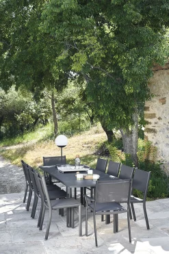 Outlet Plateau Alto Metal Gris / Acier - 53 X 38,5 Cm - Unisexe Terrasses Et Balcons