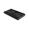 Outlet Plateau Charcoal Mirror Verre Noir / Vide-Poche - 31 X 17 Cm - Metal & Verre - Unisexe Plateaux Et Plats De Service