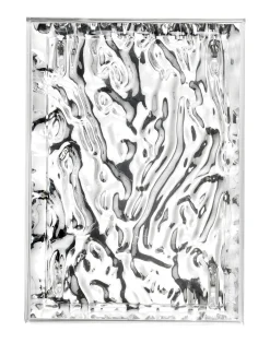 Discount Plateau Dune Small Plastique Metal / 46 X 32 Cm - Metallise - Unisexe Plateaux Et Plats De Service