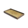 Flash Sale Plateau Gold Leaf Verre Or / Vide-Poche - 31 X 17 Cm - Metal & Verre - Unisexe Plateaux Et Plats De Service