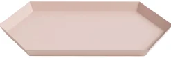 Online Plateau Kaleido Medium Metal Orange / 33,5 X 19,5 Cm - Unisexe Plateaux Et Plats De Service