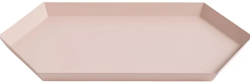 Online Plateau Kaleido Medium Metal Orange / 33,5 X 19,5 Cm - Unisexe Plateaux Et Plats De Service