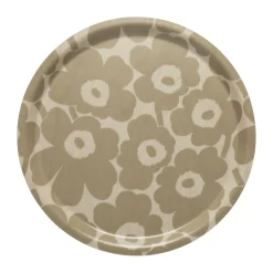 Hot Plateau Mini Unikko Bois Beige / Bois - O 31 Cm - Unisexe Plateaux Et Plats De Service