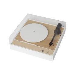 New Platine Vinyle Square Bois Naturel / Enceinte Haute Fidelite - Unisexe Enceintes Audio Son