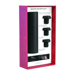 Cheap Pompe A Vide D'Air Electrique Gard'Vin On/Off Power Metal / + 3 Bouchons - Recharge Usb - Unisexe Autour Du Vin