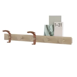 Flash Sale Portemanteau Mural Avail Bois Naturel / L 87,5 Cm - Unisexe Portemanteaux Patères Portants