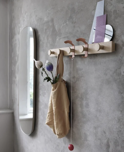Flash Sale Portemanteau Mural Avail Bois Naturel / L 87,5 Cm - Unisexe Portemanteaux Patères Portants