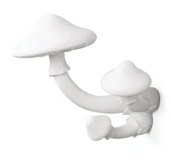 Best Sale Portemanteau Mural Mushroom Plastique/ 3 Champignons-Patères - H 16 Cm - Unisexe Portemanteaux Patères Portants