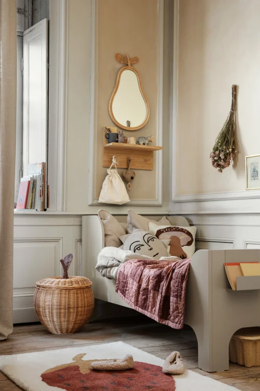 Cheap Portemanteau Mural Place Small Bois Naturel / Etagere - L 105 Cm - Unisexe Portemanteaux Patères Portants