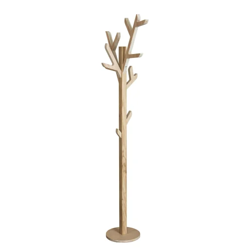 Cheap Portemanteau Sur Pied Ambroise Bois Naturel / H 158 Cm - Chene - Unisexe Portemanteaux Patères Portants