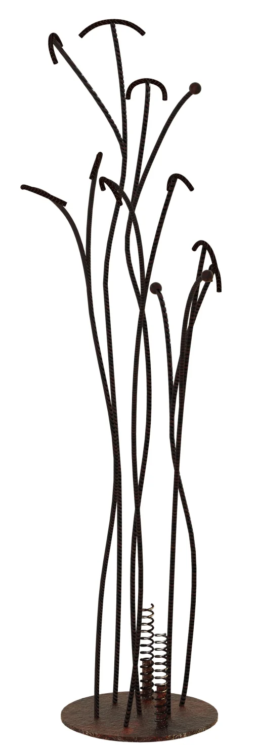 Outlet Portemanteau Sur Pied Irony Tree Marron Cuivre Metal /  H 170 Cm - Unisexe Portemanteaux Patères Portants