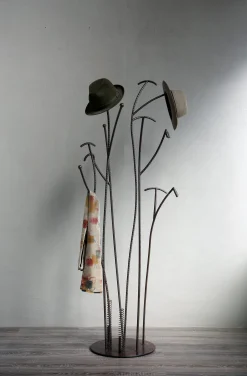 Outlet Portemanteau Sur Pied Irony Tree Marron Cuivre Metal /  H 170 Cm - Unisexe Portemanteaux Patères Portants