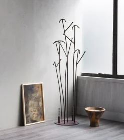 Outlet Portemanteau Sur Pied Irony Tree Marron Cuivre Metal /  H 170 Cm - Unisexe Portemanteaux Patères Portants