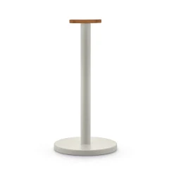 Sale Porte-Rouleau Essuie-Tout Mattina Metal Gris / Acier & Bambou - Unisexe Nettoyage Et Rangement