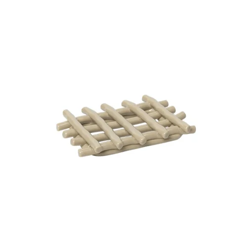 Fashion Porte-Savon Ceramic Ceramique Beige / Fait Main - Unisexe Accessoires Salle De Bains