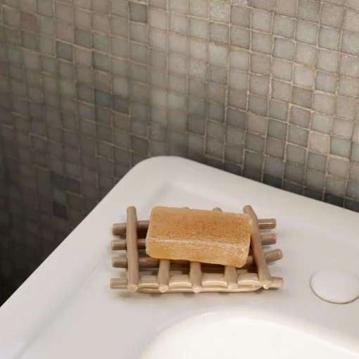 Fashion Porte-Savon Ceramic Ceramique Beige / Fait Main - Unisexe Accessoires Salle De Bains