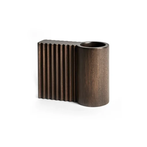 Cheap Pot Cities - Kabul Bois Naturel / Sculpture En - Fait Main - Unisexe Accessoires Bureau