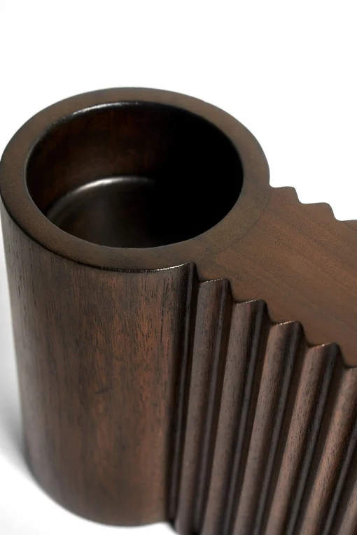 Cheap Pot Cities - Kabul Bois Naturel / Sculpture En - Fait Main - Unisexe Accessoires Bureau