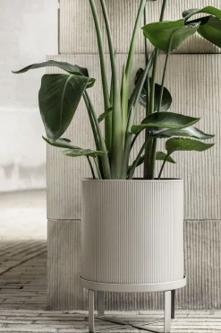 Discount Pot De Fleurs Bau Large Metal Gris / O 28 Cm - Metal - Unisexe Pots Et Plantes