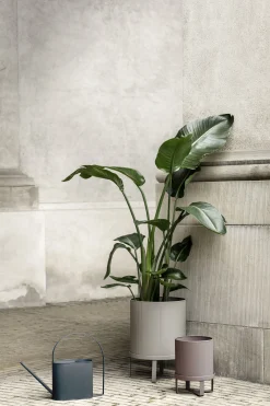 Discount Pot De Fleurs Bau Large Metal Gris / O 28 Cm - Metal - Unisexe Pots Et Plantes