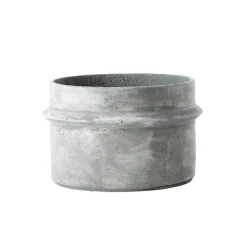 Discount Pot De Fleurs Bulbi Dahlia Pierre Gris / Beton / O 75 X H 47 Cm - Unisexe Pots Et Plantes