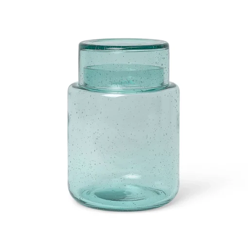 Shop Pot Oli Verre Vert / Verre Recycle - 1,7 L / O 13 X H 19,5 Cm - Unisexe Boîtes Et Conservation