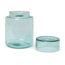 Shop Pot Oli Verre Vert / Verre Recycle - 1,7 L / O 13 X H 19,5 Cm - Unisexe Boîtes Et Conservation