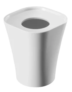 Best Sale Poubelle Trash Plastique Blanc H 36 Cm - Unisexe Accessoires Bureau