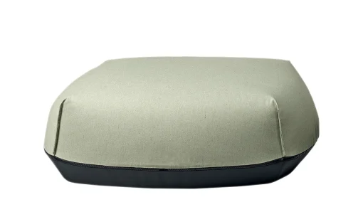 Shop Pouf Brioni Outdoor Tissu Vert / Large - 108 X 108 Cm - Unisexe Poufs Coussins Tapis D'extérieur