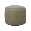 Store Pouf Donut Outdoor Tissu Marron Gris / O 50 Cm - Unisexe Poufs Coussins Tapis D'extérieur