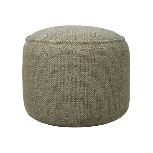 Store Pouf Donut Outdoor Tissu Marron Gris / O 50 Cm - Unisexe Poufs Coussins Tapis D'extérieur