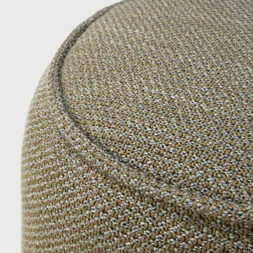 Store Pouf Donut Outdoor Tissu Marron Gris / O 50 Cm - Unisexe Poufs Coussins Tapis D'extérieur