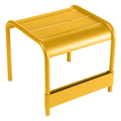 Outlet Pouf Luxembourg Metal Jaune / Table D'Appoint - L 42 Cm - Unisexe Poufs