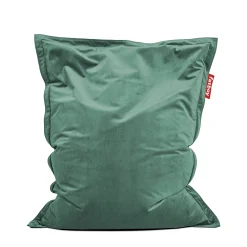 Store Pouf Original Slim Velvet Tissu Vert / Velours Recycle - 155 X 120 Cm - Unisexe Poufs