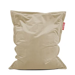 Cheap Pouf Original Slim Velvet Tissu Beige / Velours Recycle - 155 X 120 Cm - Unisexe Poufs