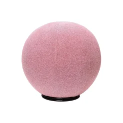 Shop Pouf Palais Royal Tissu Rouge Par Jose Levy / O 65 Cm - Exclusivite Made In Design - Unisexe Poufs