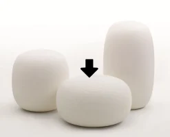 Online Pouf Pandora Small Plastique / O 55 X H 31 Cm - Unisexe Poufs