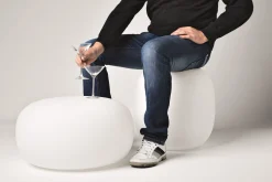 Online Pouf Pandora Small Plastique / O 55 X H 31 Cm - Unisexe Poufs