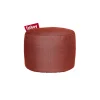 Clearance Pouf Point Stonewashed Tissu Marron / Coton - O 50 Cm - Unisexe Poufs