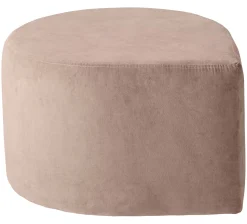 Shop Pouf Stilla Tissu Rose / Velours - Unisexe Poufs