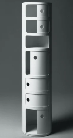 Best Rangement Componibili Plastique Blanc / 2 Tiroirs - H 40 Cm - Unisexe Meubles De Rangement